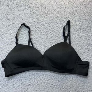 Kindly Yours Bra 36A Bralette T-Shirt Wireless Black